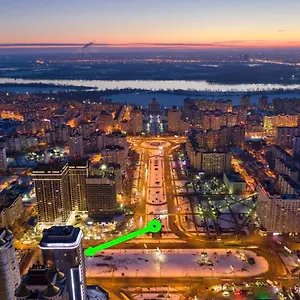 уютная студия на 21-м этаже Smart Plaza Obolon Киев